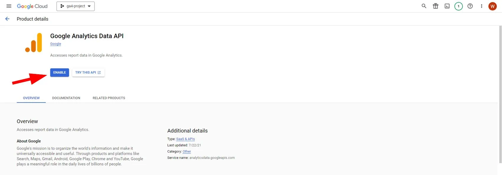 IAM & Admin → Service Accounts → Create