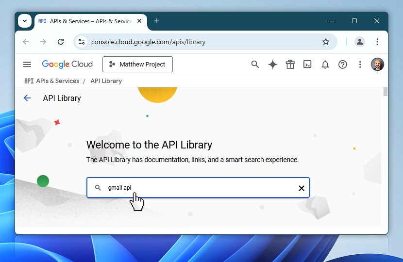 API Library — search Google Ads API and click Enable